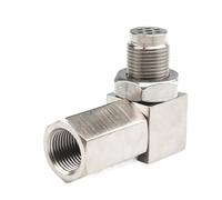 Catalytic Converter 90 Degree CEL Check Engine Light O2 Oxygen Sensor Spacer Adapter Oxygen Sensor