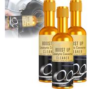 Catalytic Converter Cleaner, 120ml Three-Way Catalytic Cleaner, Exhaust System Pipe Carbon Removal Cleaning Agent, No-Disassembly Exhaust Treatment (3pcs)