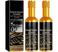 Catalytic Converter Cleaner, Auto Parts Engine Cleaner, Exhaust System Pipe Carbon Removal Cleaners Treatment Additive Oil for Gas & Diesel Car (2)