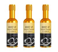 Catalytic Converter Cleaner, Exhaust System Pipe Carbon Removal Cleaner, Carburetor Throttle Engine Disassembly Cleaning Fuel System Treatment Oil Additive for Gas and Diesel Car 120ml (3 PCS)