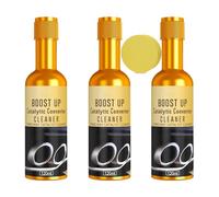 Catalytic Converter Cleaner Kit, Boost Up Fuel Catalytic System Cleaner for Gas Diesel Cars, Auto Parts Engine and Exhaust Pipe Cleaners Treatment & Lower Emissions (3 x Sponge)
