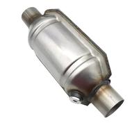 Catalytic Converter Universal Catalytic Converter 2'' 2.25'' 2.5'' 3" 400 Cells High Flow Muffler Catalyst Euro 1 Round Stainless Steel(EURO 1-2.5 inch)