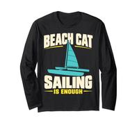 Catamaran Sailing Beach Cat Racing Crew Gift Long Sleeve T-Shirt