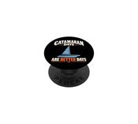 Catamaran Sailing Beach Cat Racing Crew Gift PopSockets Adhesive PopGrip