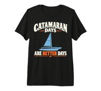 Catamaran Sailing Beach Cat Racing Crew Gift Premium T-Shirt