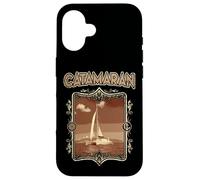 Catamaran-Sailing Yachting-Sailor Vintage Boat-Catamaran Case for iPhone 16