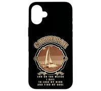 Catamaran-Sailing Yachting-Sailor Vintage Boat-Catamaran Case for iPhone 16 Plus