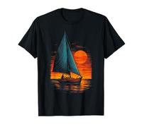 Catamaran Sunset - Vintage Sailing Adventure T-Shirt
