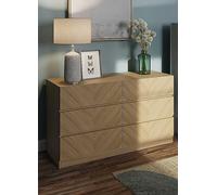 Catania 3+3 Drawer Chest Oak