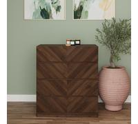 Gfw Catania 4 Drawer Chest Royal Walnut