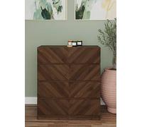 Catania 4 Drawer Chest Walnut