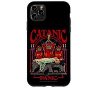 Catanic Panic Satanic Cat Retro Vintage Funny Adult Humor Case for iPhone 11 Pro Max
