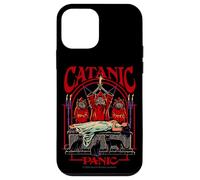 Catanic Panic Satanic Cat Retro Vintage Funny Adult Humor Case for iPhone 12 mini