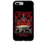 Catanic Panic Satanic Cat Retro Vintage Funny Adult Humor Case for iPhone 7 Plus/8 Plus