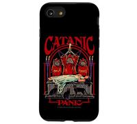 Catanic Panic Satanic Cat Retro Vintage Funny Adult Humor Case for iPhone SE (2020) / 7 / 8