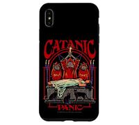 Catanic Panic Satanic Cat Retro Vintage Funny Adult Humor Case for iPhone XS Max