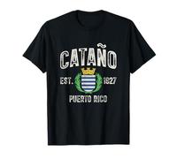 Cataño City in Puerto Rico Est 1927, Cataño Armorial T-Shirt