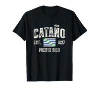 Cataño City in Puerto Rico Est 1927, Puerto Rico Flag T-Shirt