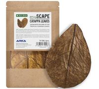 Catappa leaves aquarium - ARKA mySCAPE-CATAPPA 10 pcs (16-20cm) - natural water conditioner for tropical tanks - lowers pH & hardness - promotes fish & shrimp vitality - ideal for breeding & wellbeing
