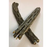 Catappa-Leaves Natural Decoration for Aquariums and Terrariums 2 Pieces Cholla Cactus Wood ~ 15 mm Diameter x 150 mm Long