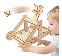 Catapult Kit - Engaging Physics Insight, Wooden Catapult Diy Kit Stem Project | Stone-Thrower Slingshot, Stem Building Kits, Tabletop Game Model Kits, Educational Toy