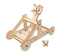 Catapult Kit - Machinery Wooden Puzzle Slingshot, Tabletop Game Model Assembly Craft, DIY Mechanical Physics Stem Building Kits, Lever Principle Experiment - Educational Toy For Adults