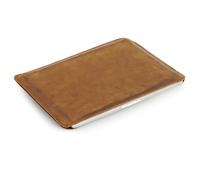 CataPurus Top Grain Leather 13.3" Slim Laptop Sleeve Protector, Minimalist Vintage Design, Fully Handmade, Compatible with MacBook Pro 13.3" MacBook Air 2022 DELL XPS 13" & other PC, Brown 13.3 Inch