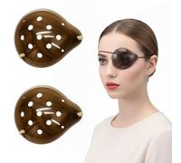 Cataract Eye Shield, Eye Shield After Cataract Surgery, Eye Patch for Adults, Eye Patches for Adults, 2 Pack Brown Eye Shield for Post-Surgery Recovery and Light Sensitivity