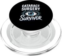 Cataract Surgery Survivor Funny Eye Humor PopSockets PopGrip for MagSafe