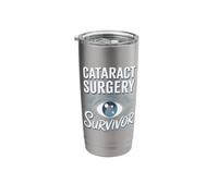 Cataract Surgery Survivor Funny Eye Humor Stainless Steel Insulated Tumbler