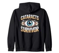 Cataracts Survivor Funny Eye Surgery Humor Zip Hoodie