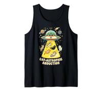 Catastrophic Abduction Alien UFO Cats Funny Space Humor Art Tank Top