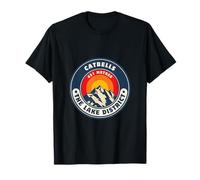 Catbells - Lake District Peak Badge T-Shirt