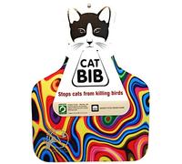 CatBib Bird Saving Cat Collar, Prevent Cats from Catching and Killing Birds, Anti Hunting Colorful Bib to Save Birds & Other Wildlife (Large, Rainbow)