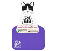 CatBib Bird Saving Cat Collar, Prevent Cats from Catching & Killing Birds, Anti Hunting Colorful Bib to Save Birds & Other Wildlife (Large, Purple)