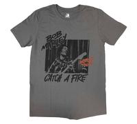 Catch A Fire World Tour T Shirt Bob Marley Grey S