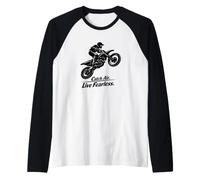 Catch Air Live Fearless Motocross Raglan Baseball Tee