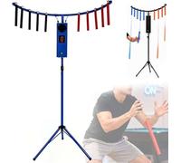 Catch Arcade Game Machine - Reflex Challenge with 5 Speeds, 6 Levels, Colorful Lights, MP3 Music, Live Countdown, Height Adjustable from 0.9 to 2m - 10-Stick Fun