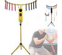 Catch Arcade Game Machine - Reflex Challenge with 5 Speeds, 6 Levels, Colorful Lights, MP3 Music, Live Countdown, Height Adjustable from 0.9 to 2m - 10-Stick Fun
