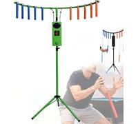 Catch Arcade Game Machine - Reflex Challenge with 5 Speeds, 6 Levels, Colorful Lights, MP3 Music, Live Countdown, Height Adjustable from 0.9 to 2m - 10-Stick Fun