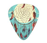 Catch Dream Net 12 Pack Guitar Plectrums With Storage Case, 0.46/0.71/0.96mm, Including Thin, Medium Thick Guitar Plectrums For Electric Guitars Bass Ukulele