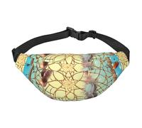 Catch Dream Net Fanny Pack for Men Women Belt Bag Fashion Waist Bag Everywhere Crossbody Bag Wallet Hip Bum Bag with Adjustable Strap Waterproof Chest Bag for Travel Hiking Sports, Black, One Size