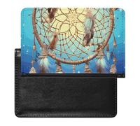 Catch Dream Net Passport Holder & Travel Wallet Passport Cover Protector Essentials with Credit Card Slots