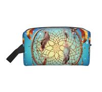Catch Dream Net Portable Large-Capacity Travel Toiletry Bag (Print Models) Waterproof Makeup Storage Bag for Men and Women for Business Trips, Fitness, Bathroom, Daily Storage