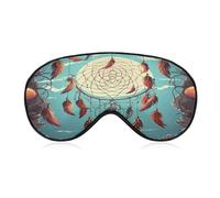 Catch Dream Net Sleep Mask Block Light Eye Sleep Shade Cover Comfortable Lightweight Sleeping Blindfold Soft Breathable Night Eye Cover Adjustable Band Eye Mask for Men Women
