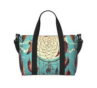 Catch Dream Net Water-Resistant Crossbody Travel Bag, Large Carry-On with Adjustable Strap, Multi-Compartment Weekender for Gym, Travel, Outdoor