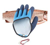 Catch Fish Glove - Waterproof Magnet Hook, Nonslip Fish Cleaning | Resistant Animal Handling Gloves, Wire Weaving Mountain Mist Fish Gloves, Winter Weather Gloves for Men and Women