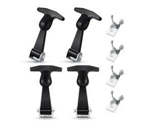 Catch Flexible Hood Latch Rubber Latch T-Handle Draw Latches Flexible Draw Latches with Brackets