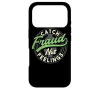Catch Fraud Not Feelings Accountant Tax Auditor Accounting Case for iPhone 17 Pro