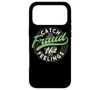 Catch Fraud Not Feelings Accountant Tax Auditor Accounting Case for iPhone 17 Pro Max